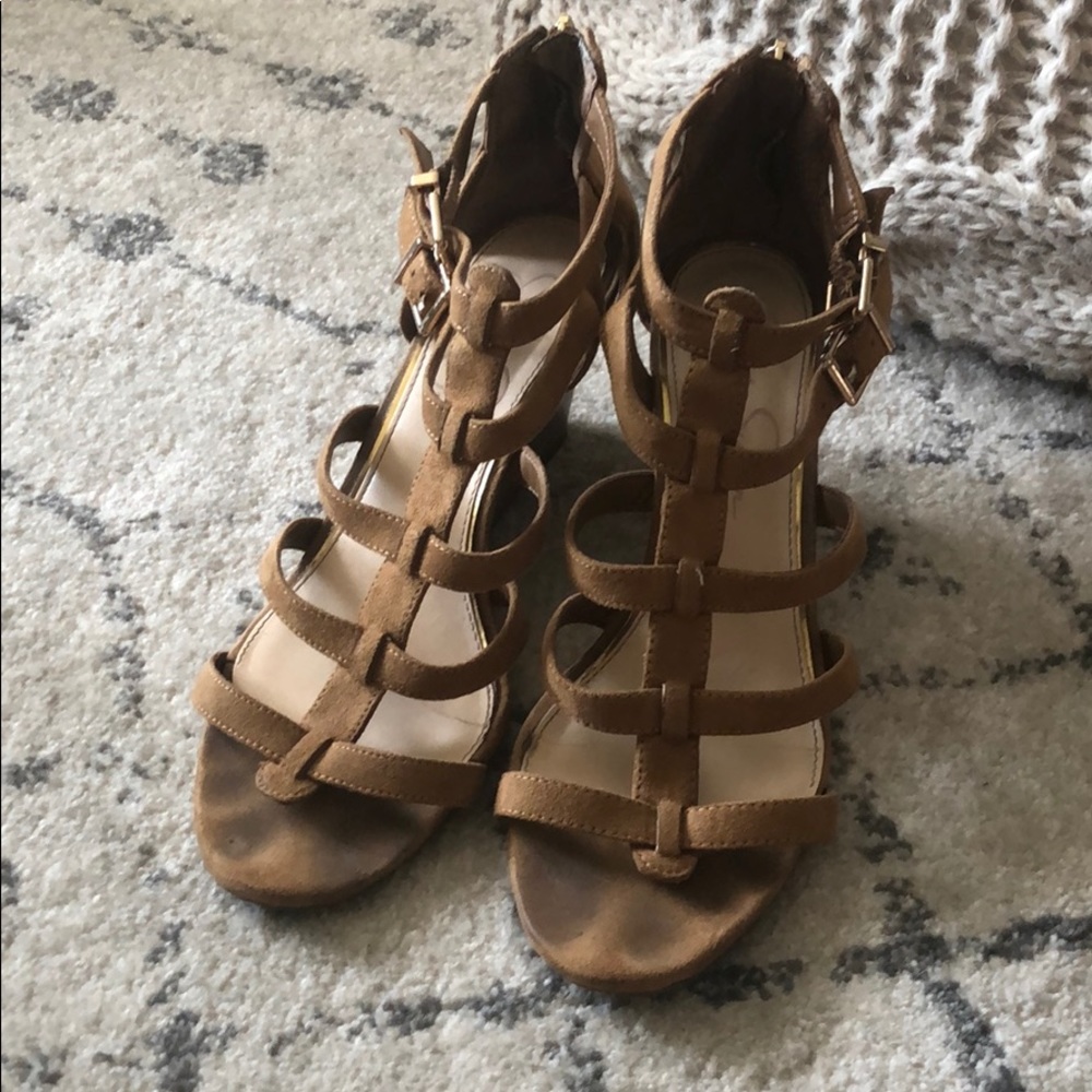 Jessica Simpson wedge sandals 7.5